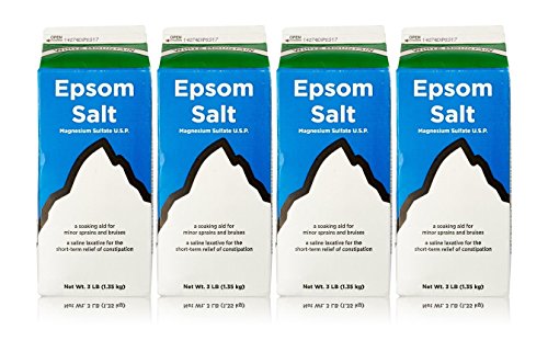 White Mountain Epsom Salt 3 Lb Containers (Pack of 6)