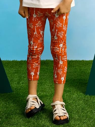 Mayoral Ankel Legging Set for Girls Paprika4