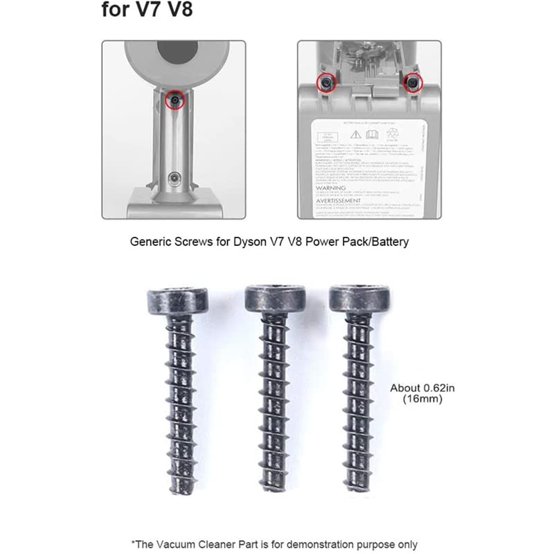 Amazon.com: 18 Pcs Universal Screws for Dyson Cordless V6 V7 V8