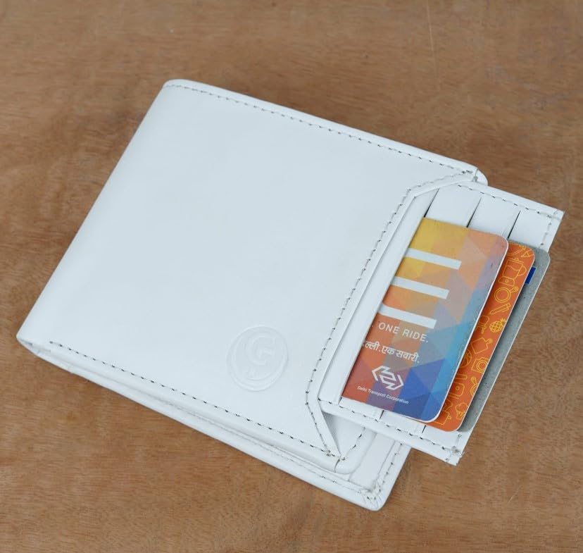 Fancy2 Craft 23 ATM White – Slim Wallet for Cards & IDs – Durable Leather Design-image-16