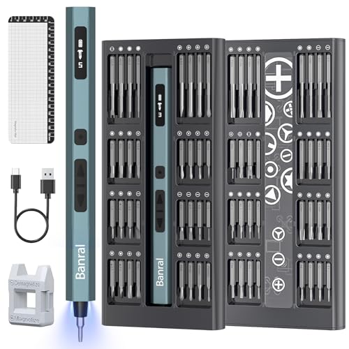 3.7V Mini Elektro Schraubendreher Set, 66 in1 Electric Screwdrivers,...