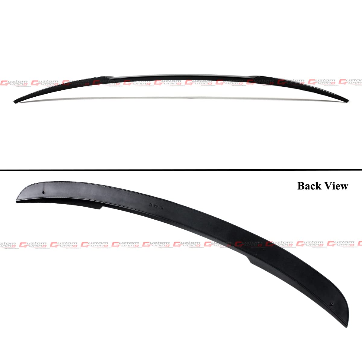 M Style High Kick KDM Gloss Black Rear Glass Window Roof Spoiler Wing Compatible with 2021-2023 Kia K5 LX LXS GT EX All Models