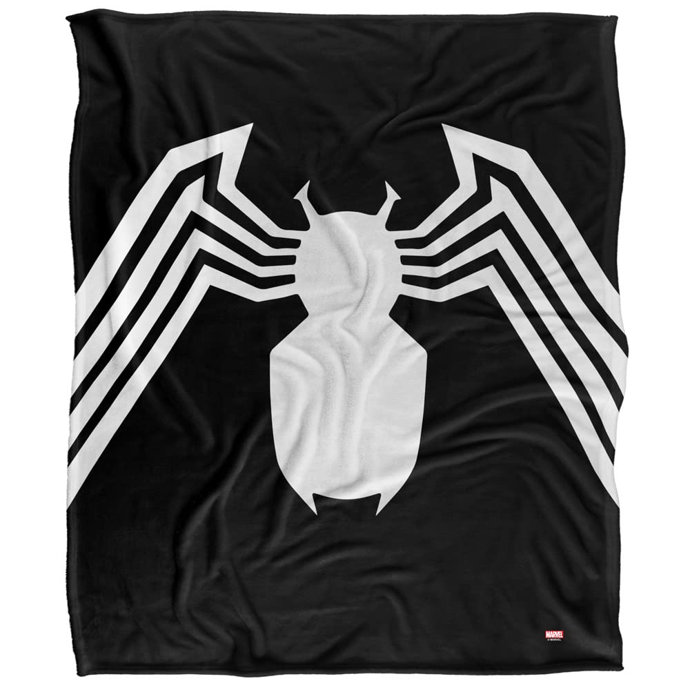 Amazon.com: Marvel Spider-Man Blanket, 50"x60", Venom Suit, Silky Touch  Sherpa Back Super Soft Throw : Home & Kitchen