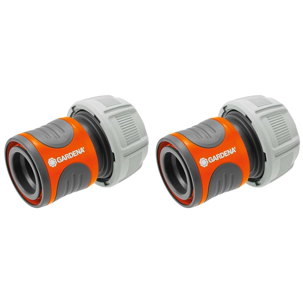 Acquastop Gardena Da 13 Mm (1/2 Pollice) E Da 15 Mm (5/8 Pollice), Raccordo Ad Innesto Con