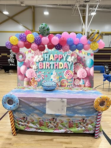 Fondo para fotografía Candy Happy Birthday 8x6FT miniatura 3