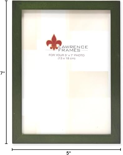 Vista 110 de Lawrence Frames Marco de fotos de madera de nogal, colección de galería, nogal claro, 2.5 x 3.5 pulgadas