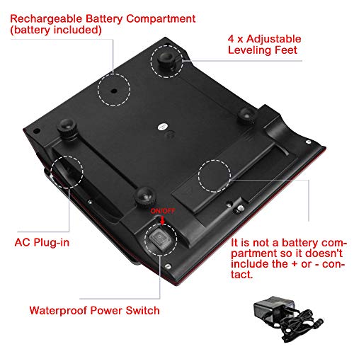 Báscula comercial electrónica 30kg impermeable LED miniatura 7