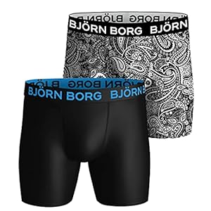 Björn Borg Performance Boxer 2p heren Ondergoed van onderlaag (2-Pack)
