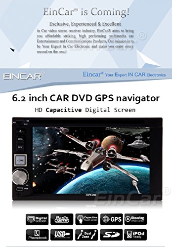 EINCAR 6.2 '' HD Capacitivo dello Schermo di Tocco...