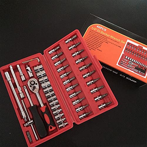 Set de herramientas manuales para reparación de autos 12 piezas miniatura 4
