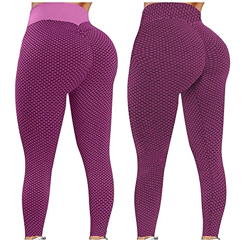 Bblulu 2 Pack Womens Ruched Butt Lifting Leggings Sexy Honeycomb Yoga Pants Anti Cellulite Compression Workout Running Tights Bblulu 2 Pack Womens Ruched Butt Lifting Leggings Sexy Honeycomb Yoga Pants Anti Cellulite Compression Workout Running Tights
