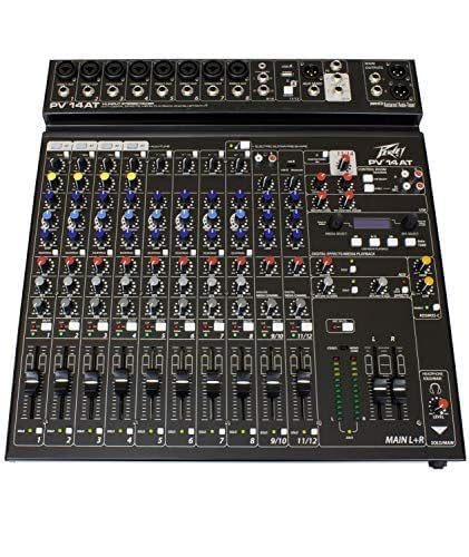 Peavey 14-Channel Audio Mixer with Bluetooth & USB – DJ Mixing Console with Digital Effects, MP3 Playback, Sound Card Recording & USB Interface – Ideal for Karaoke, Live Events, and Studio Use-picture-31