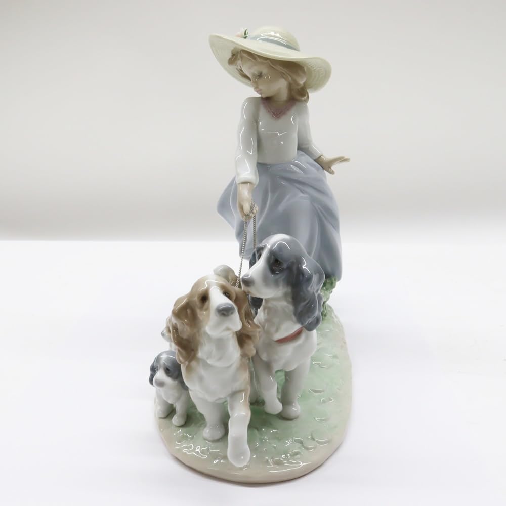 Amazon.co.jp: LLADRO リヤドロ 仔犬たちの行進 フィギュリン