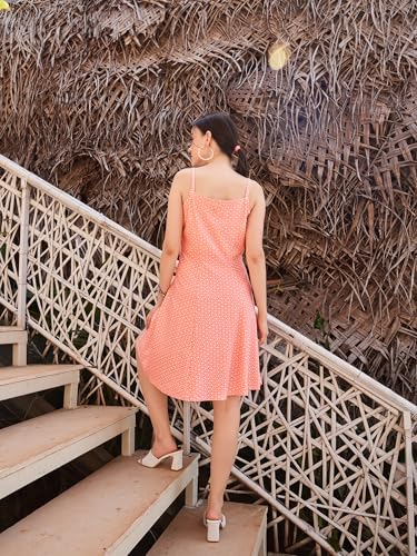 Image of PURVAJA Women's Fit & Flare Knee Length Dress (Wini-012-016)