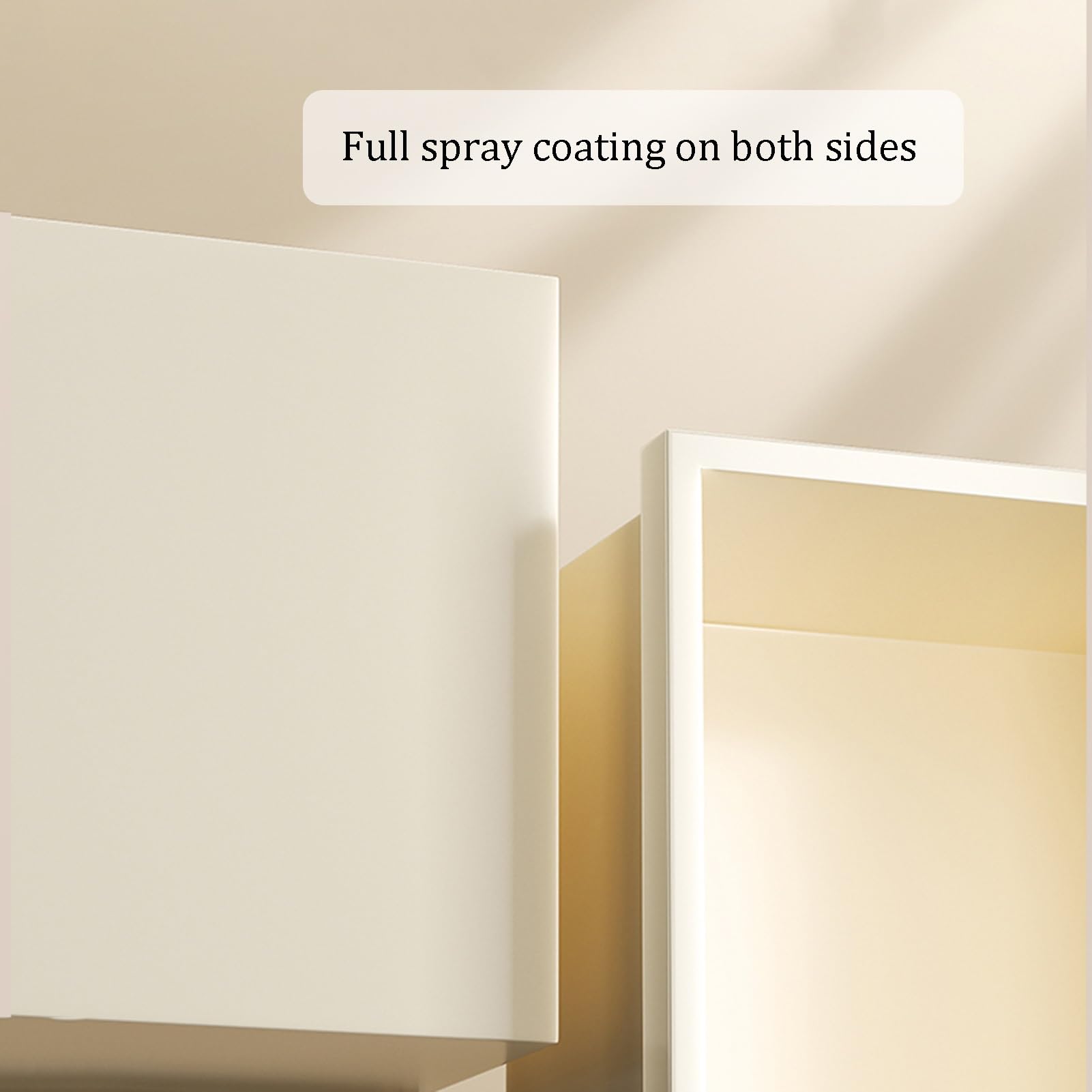 Inoxidable Mate con Luz LED 4000K Iluminación Cálida para Baño Estante de Almacenamiento Cocina Tamaño 32x32x12.5cm Instalación Fácil.