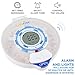 LiveFine Smart WiFi Automatic Pill Dispenser | 28-Day Medication Organizer Up to 9 Doses Per Day for Care Monitoring with Locking Key, Adjustable Light/Sound Alarms for Prescriptions & Vitamins