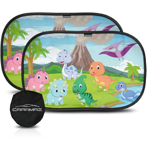 Image of CARAMAZ Car Window Shade for Baby with Certified UV-Protection 2 Pack - 20"x12"