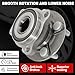Pair 513220 Front Wheel Bearing Hub Assembly Compatible with Subaru Legacy Outback 2005 2006 2007 2008 2009 2010 2011 2012 2013 2014, 2014 Forester, 2008-2014 Impreza, Hub Bearing Kit, 5 Lugs