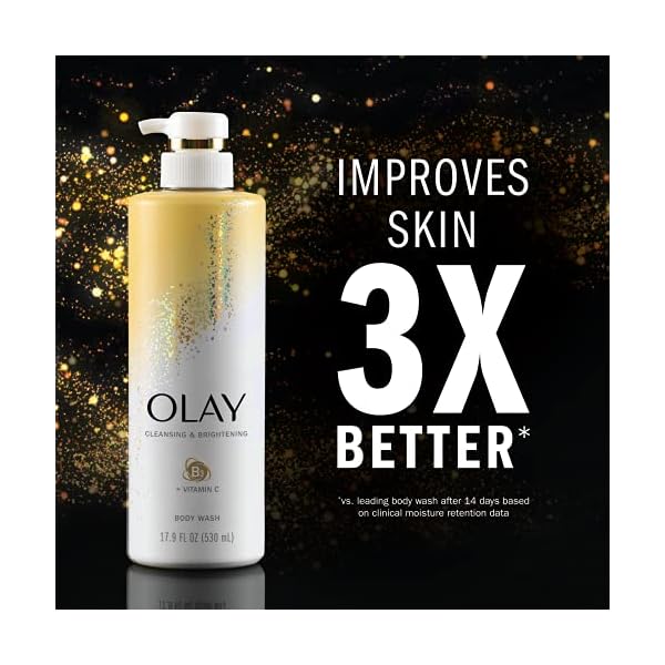 Olay-Body-Wash-with-Vitamin-C-and-Vitamin-B3-Cleansing-Brightening-179-Fl-Oz-Pack-of-4 Olay Body Wash with Vitamin C and Vitamin B3, Cleansing & Revitalizing, 20 FL Oz (Pack of 4)