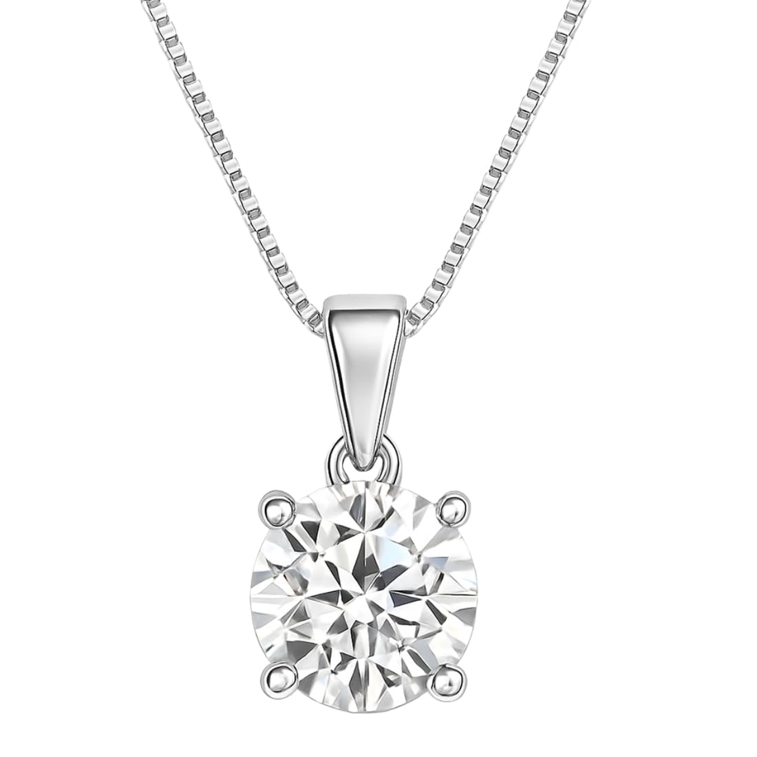 925 Sterling Silver Necklace | Rhodium Plated Sentimental Cubic Zirconia Women Necklace | With Certificate of Authenticity and 925 Hallmark-image-17