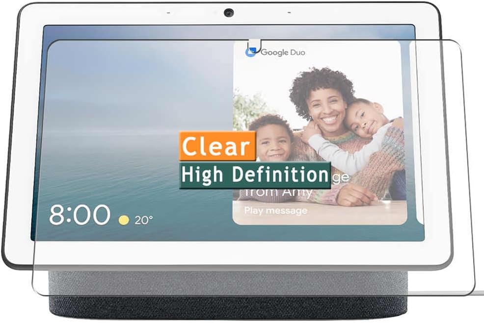 3-Pack Screen Protector, compatible with Google Nest Hub Max 10" TPU Film Protectors Sticker [ Not Tempered Glass ]