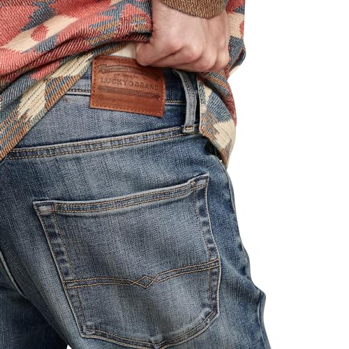Lucky Brand Mens 412 Athletic Slim Premium Coolmax Stretch Jean Milton 323