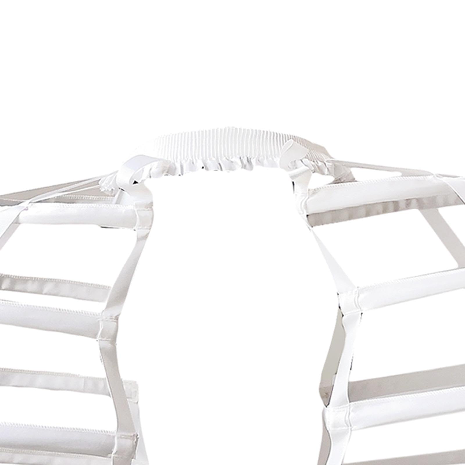 Sottogonna A Cerchio Con Gabbia - Sottoveste Gonfiabile Per Abiti Da Sposa E Cerimonia - Foto 3