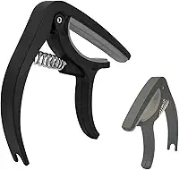 Capo Capotraste Braçadeira Universal para Violão Guitarra Ukulele com Tira e Pino Braçadeira Forrada com Revestimento Espumado de Fixação Rápida
