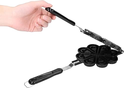 Miniatura 7 de Molde antiadherente para hornear gofres molde para tartas de gofre forma de corazón cocina para el hogar plato para hacer gofres de gas para