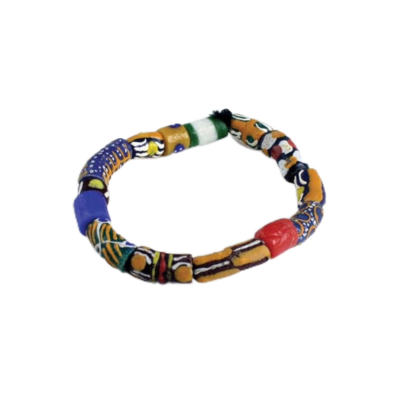 Ghana Trade Bead Bracelet (Pack of 3)