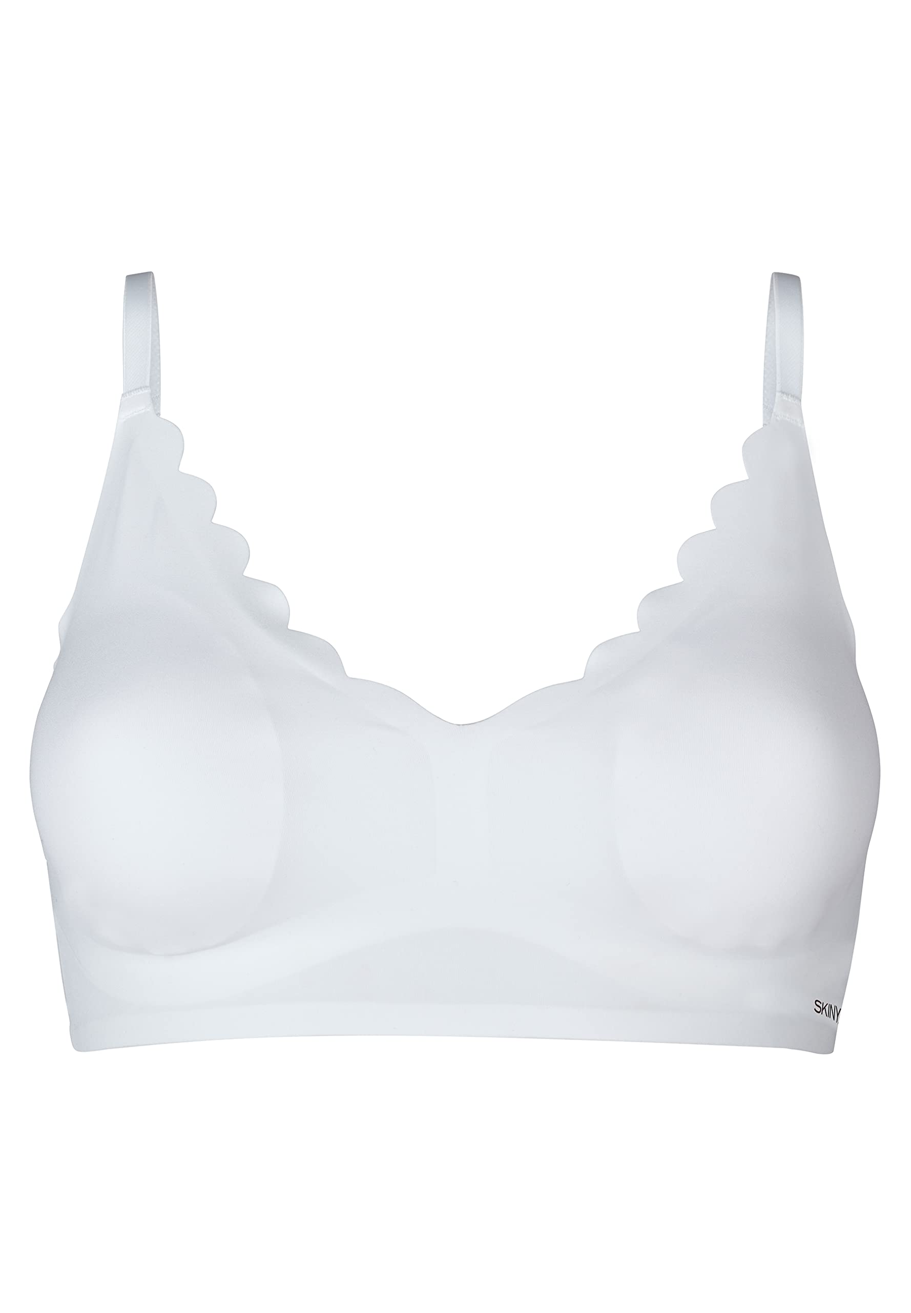 Skiny Women's Damen Bustier herausnehmbare Pads Micro Essentials, Weiß, 36