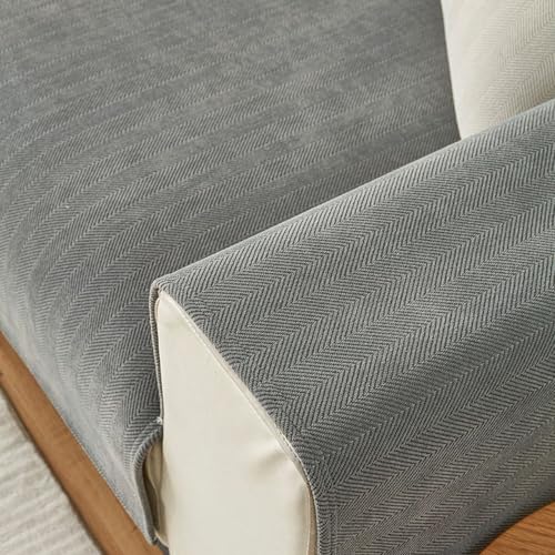 NUODWELL Herringbone Chenille Sofa Cover 1/2/3/4 Seater - Image 2