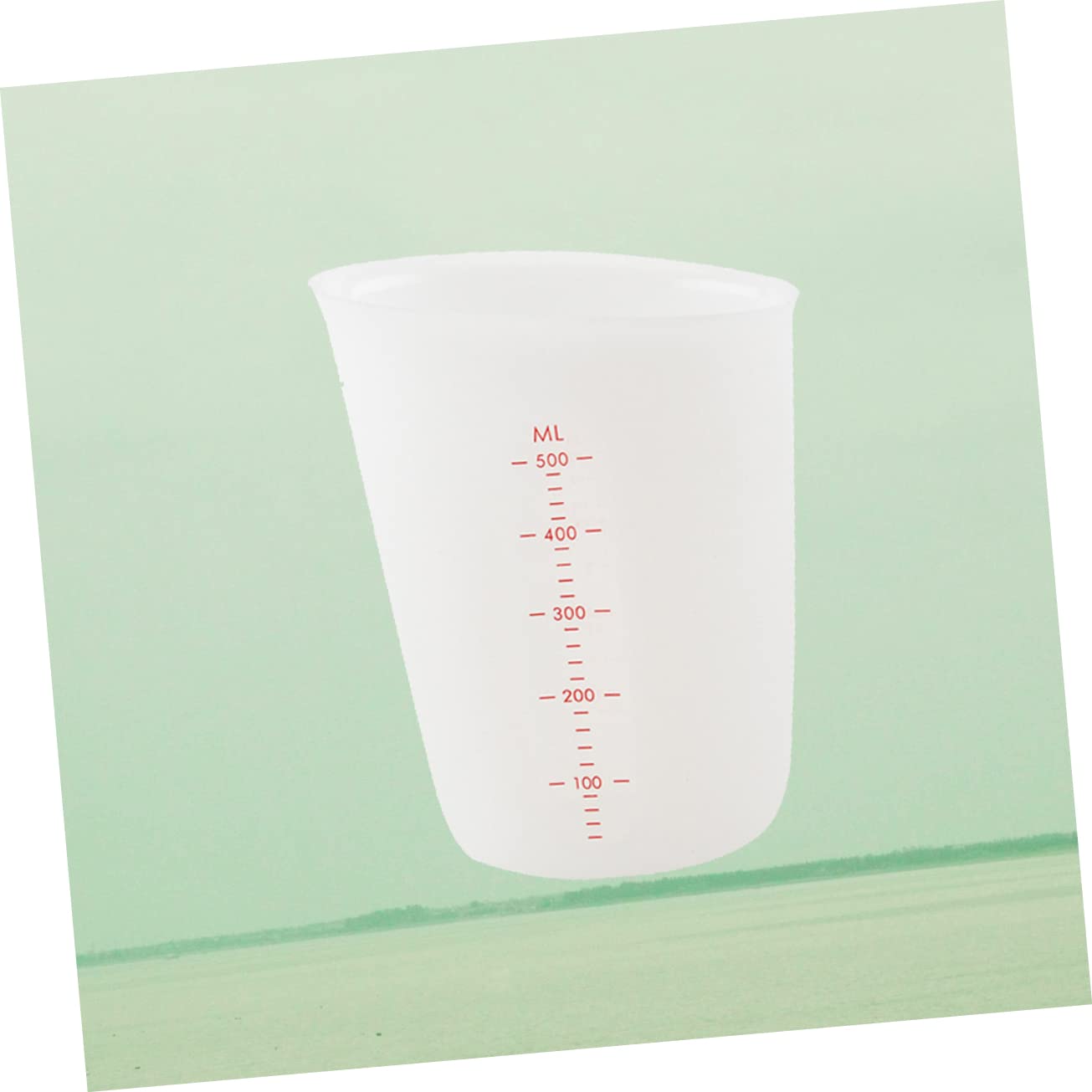 PRETYZOOM 6 Pièces gobelet doseur tasses à mesurer souples pot à mesurer verre mesureur measuring cups résine epoxy transparente gobelet en silicone récipient à liquide avec graduations