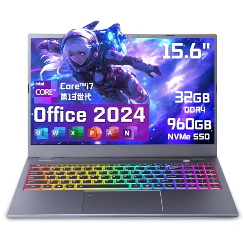 OFFICE 2024 ڃm[gp\RQ[~O Core i7-1355Ui10C12TEup to 5.0GHzj15.6C`laptop 1920*1080 DDR4 32GB NVMe SSD wF J[obNCgWindows11 
