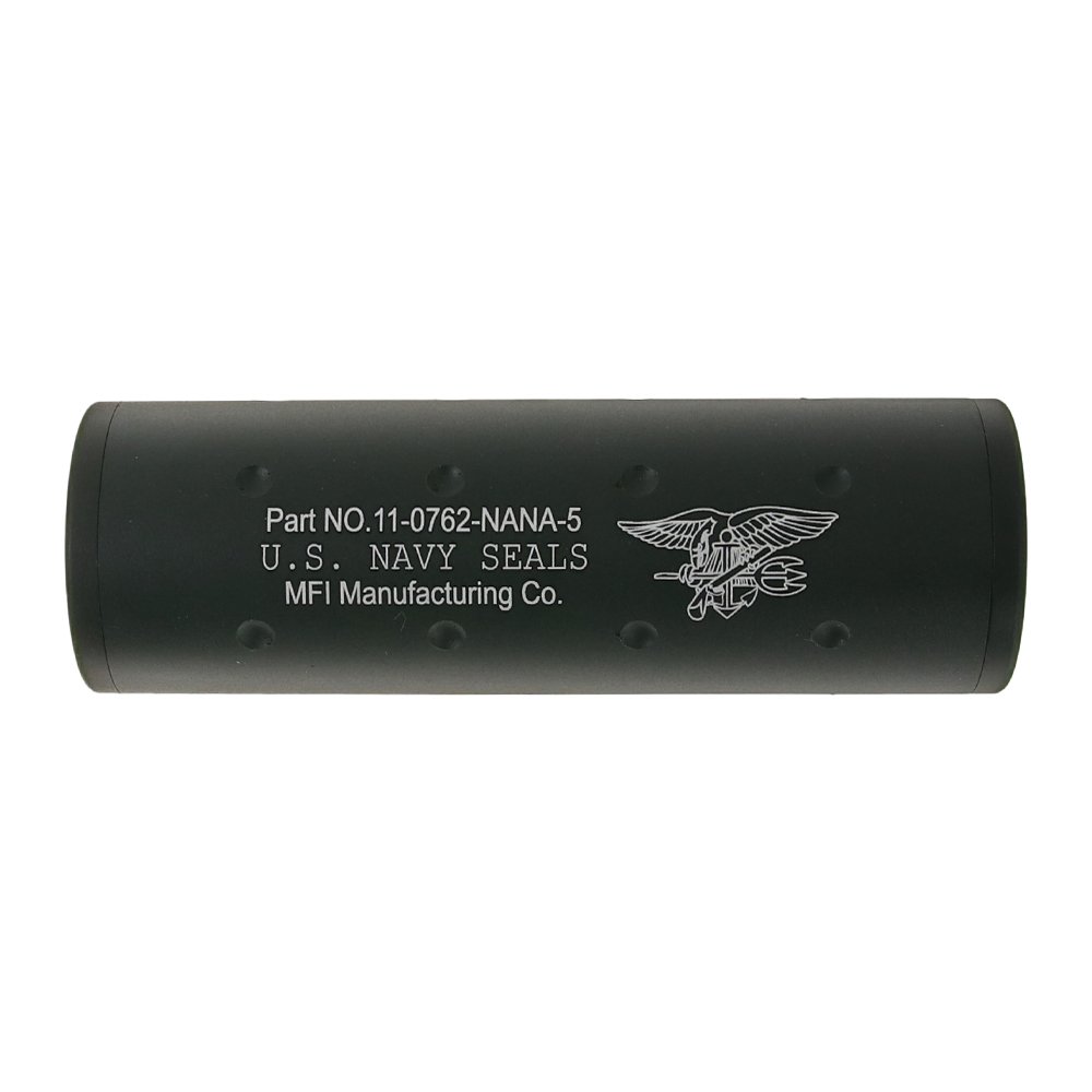 OpTacs FMA Schalldämpfer Navy 107MM BK Silencer 14mm für Softair Pistolen und Airsoft Gewehre