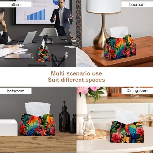 Boîte à mouchoirs perroquet Barth : solution esthétique pour table et chambre désordonnée