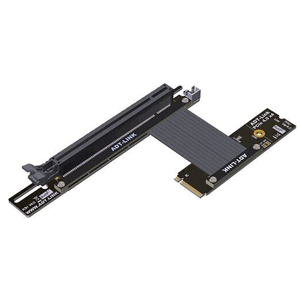 Cable de extensión M.2 NVME a X16 PCIE 4.0 Gen4 R43UH de 25 cm y 64G/bps 2