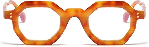 Miniatura 2 de LJCZKA Lentes de sol retro octágono para mujeres y hombres, unisex, vintage, polígono, pequeñas gafas de sol cuadradas