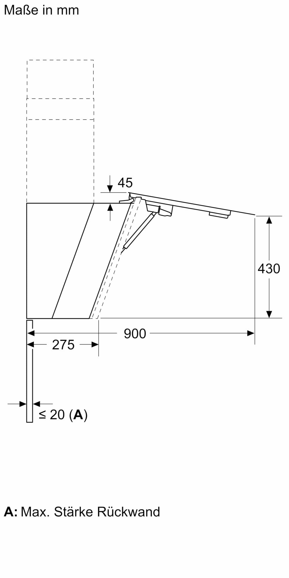 NEFF D98IPT2S0 N 90 Smarte Wandesse Dunstabzugshaube 90 cm Efficient Drive Automatischer Luftsensor Touch Control