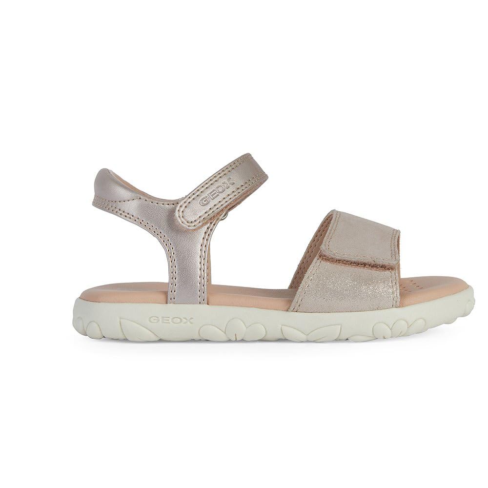 Geox Girl's J Haiti Sandal, Lt Rose, 1.5 UK