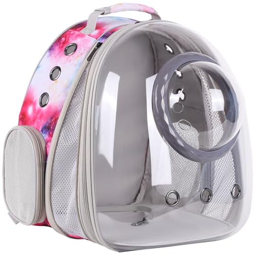 Pimoka Galaxy Cat Carrier Backpack Expandable Large Pet Bag