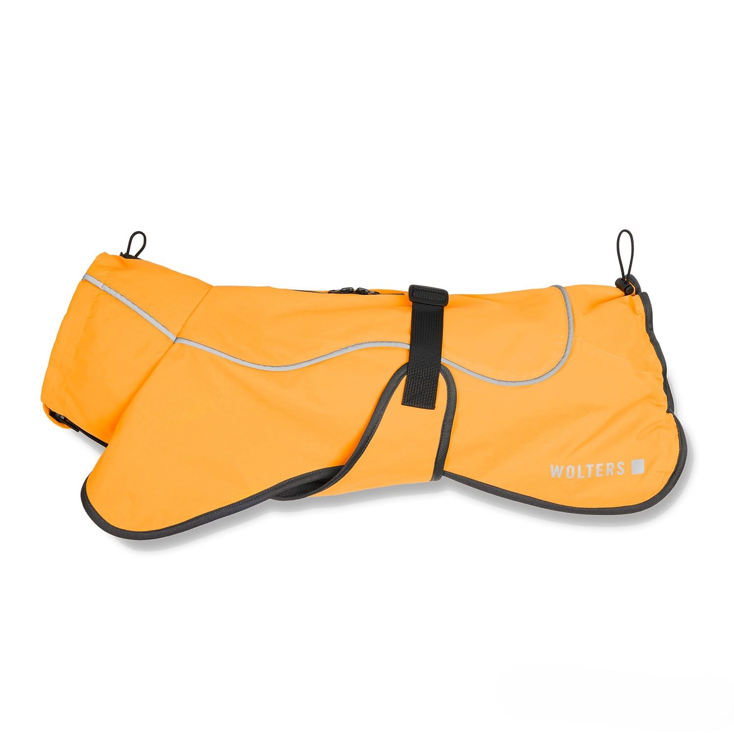 Wolters Hundejacke Cape Drizzle | Ganzjahresjacke für Hunde in der Farbe Orange | Größe 52 (Rückenlänge 50-52 cm)