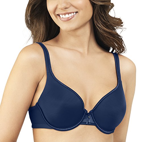 Image of Vanity Fair Women's Bra with 2-Way Convertible Straps, Body Caress Full Coverage, Lightly Lined Cups Up to Dd