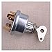 RONGSHU Interrupteur d'allumage de Tracteur de Digger de Haute qualité 4 Position avec 2 clés Kit Convient à Lucas 35670 12 8SA & Durite 0-351-06 Accessoires