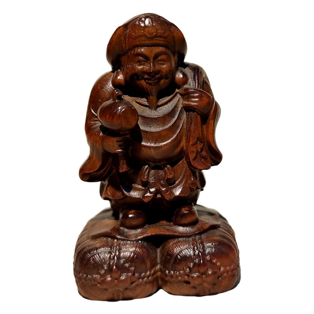 Starożytne tybetańskie drewniane rzeźbione narzędzia Kalidasa Mahakala drewniany Budda Boże Narodzenie prezent sztuka