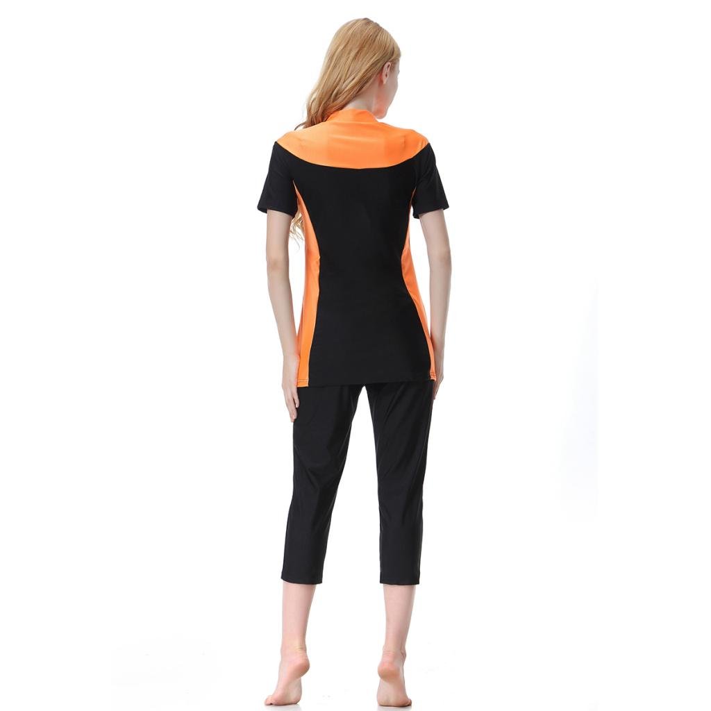 Protective Muslim Swimwear Modest Swimsuit Swim Islamique Burkini 3Xl Orange | Womens Clothing | Swimwear