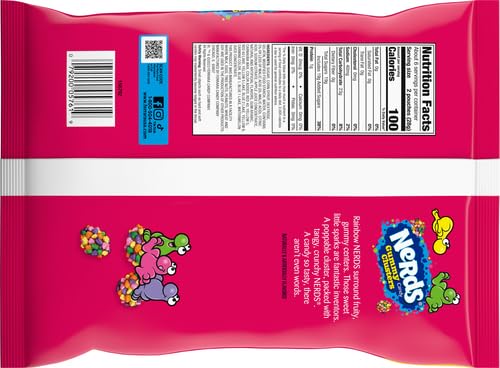 Image of Nerds Gummy Clusters Candy, Halloween Trick or Treat Packs, 6oz Bag