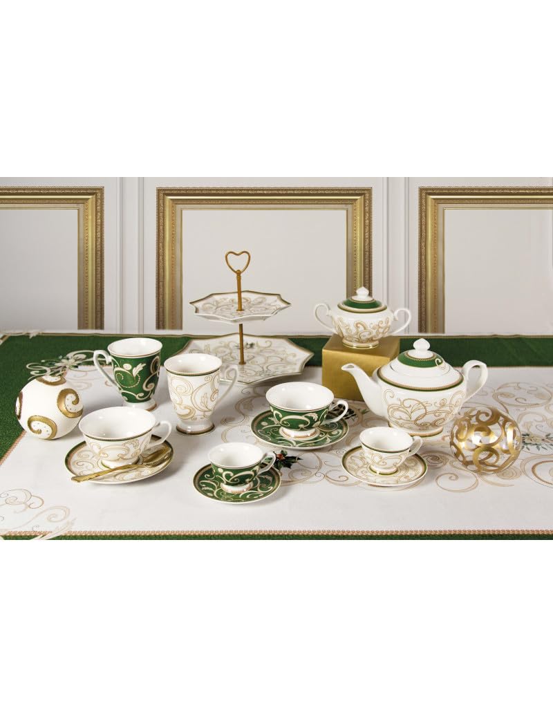 Brandani MUG FILO D'ORO SET 2 PZ NEW BONE CHINA