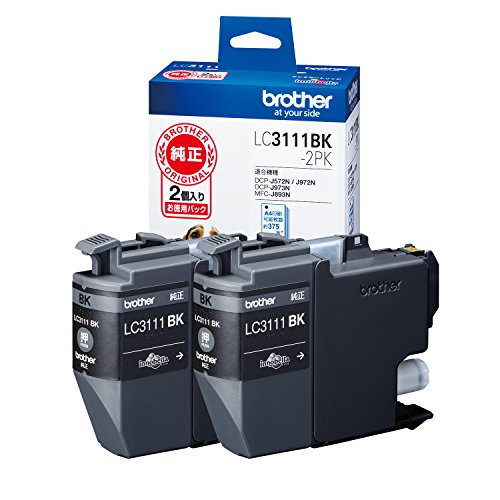 BROTHER INDUSTRIES LC3111BK-2PK-E ũ īƮ  2() ȣȯ  ȣ: DCP-J987N DCP-J982N DCP-J582N MFC-J738DN ETC. 