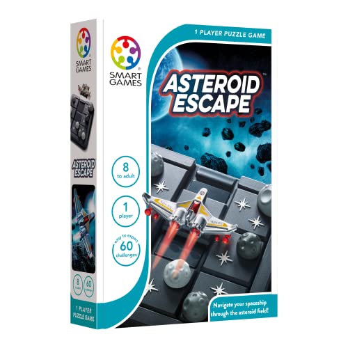 Smartgames Asteroid Escape Travel Sliding Puzzle Game Featuring 60 Challenges For Ages 8-Adult #TOP1